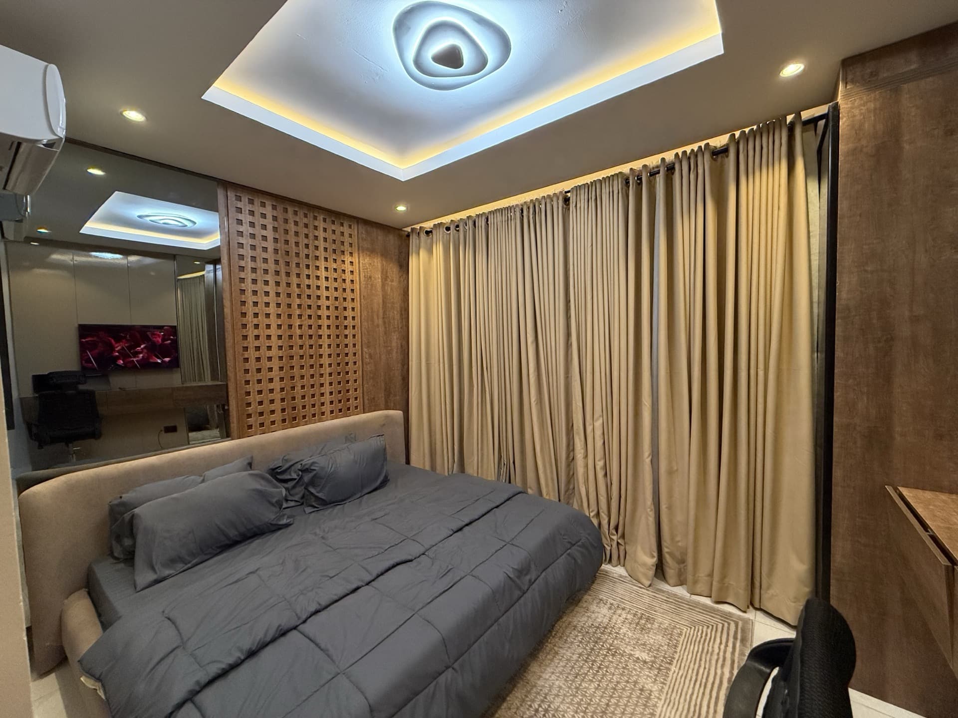 The Caramel Cove shortlet bedroom - Lekki Phase 1 Lagos